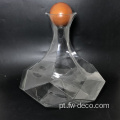 Conjunto de decantador de vidro de cristal de cristal personalizado